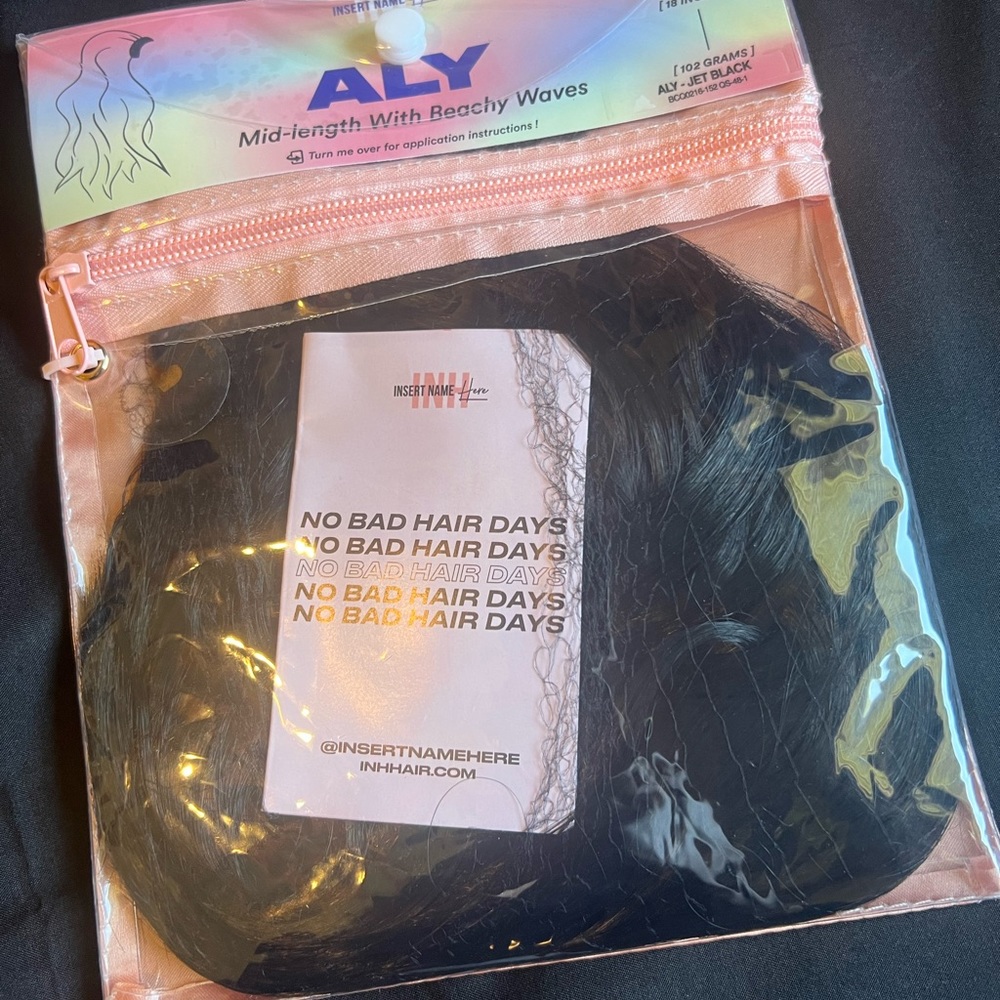 Insert Name Here (INH) Aly Pony in Jet Black🖤